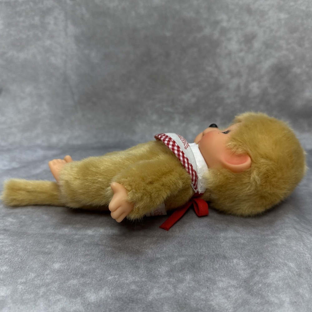 Monchhichi Premium Standard S Beige Boy Plush Monkey Doll Sekiguchi 8" - Picture 14 of 16